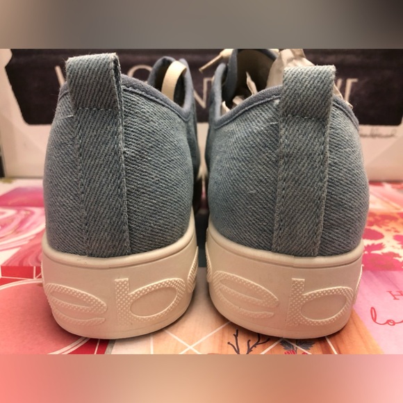 Denim Blue Platform Sneakers by Bebe Sport (New!) - Picture 3 of 6
